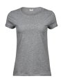 Dames T-shirt Mantis 5063 Roll-Up Heather Grey